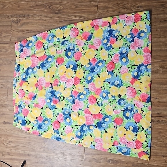 Pendleton Floral Colorful AOP Midi Skirt 24W‎ - Picture 2 of 6